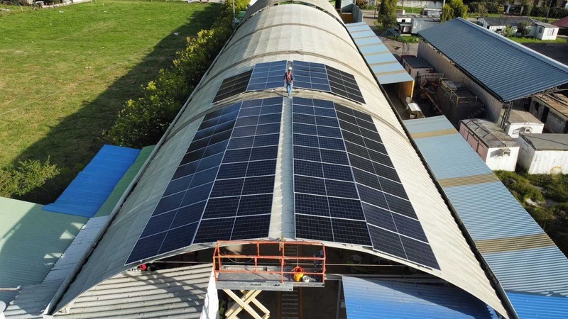 Instalación solar industrial de Voltiva en Planta Alfa AM